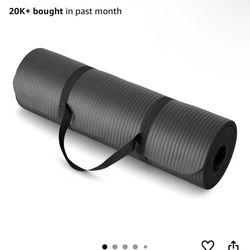 [Bundle Deal] Extra Thick Yoga Mat (1/2 Inch) & Dumbells  (New 2LBs x 4)