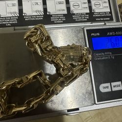 Bracelet 10 Carrot Rose Gold 26 Grams