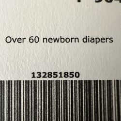 Over 60 Newborn Diapers 