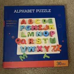Wooden Alphabet Puzzle $10