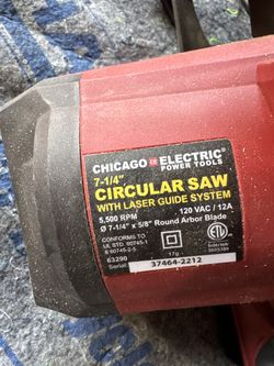 Chicago Electric Power Tool Circular Saw