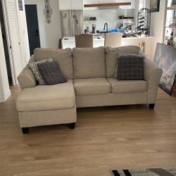 Beige 3-Seater Couch