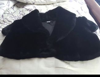 Victoria Secret faux fur shawl