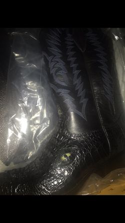 Gator Boots from Max Leather Size 8