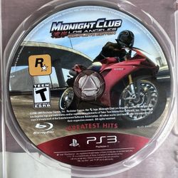 Midnight Club PS3 Game 