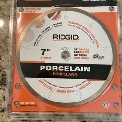 Ridgid 7” Wet Saw Blades