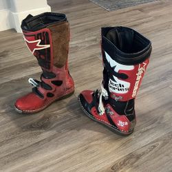 Alpine stars Dirt Bike Boots Size 8- 42 Used 