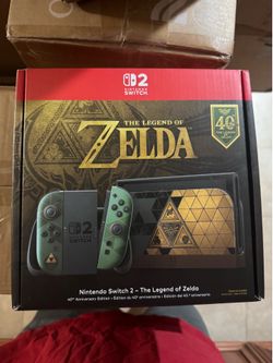 New Nintendo switch 2 the legend of Zelda 40th anniversary edition
