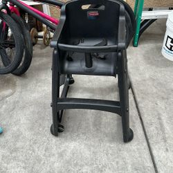 High Chair On Wheels 