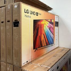 75” LG UT8000 4K HDR SMART TV