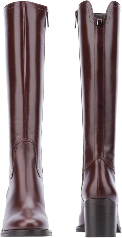 Aquatalia Women's Josephina Booties, Leather Upper, Fabric Lining, Round Toe, Rubber Outsole