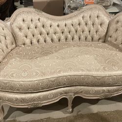 Pink Pearlized Loveseat