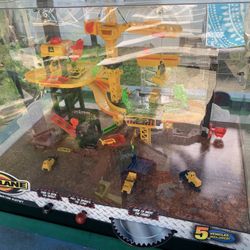 Huge Fast lane construction site interactive Toy store display