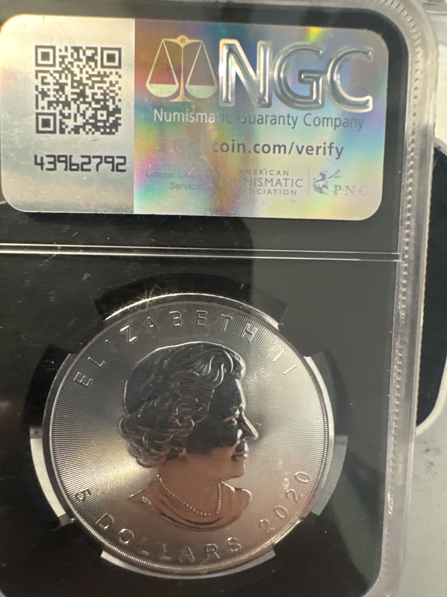 #86 2020 Canada $5 Silver Lucky Dragon – 1 oz .9999 Fine – NGCX Mint State 10 Perfect Grade