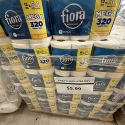 Fiora 12 Pack Bath Tissue 