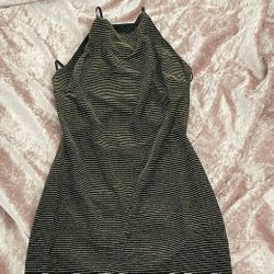 Black and Gold Dress