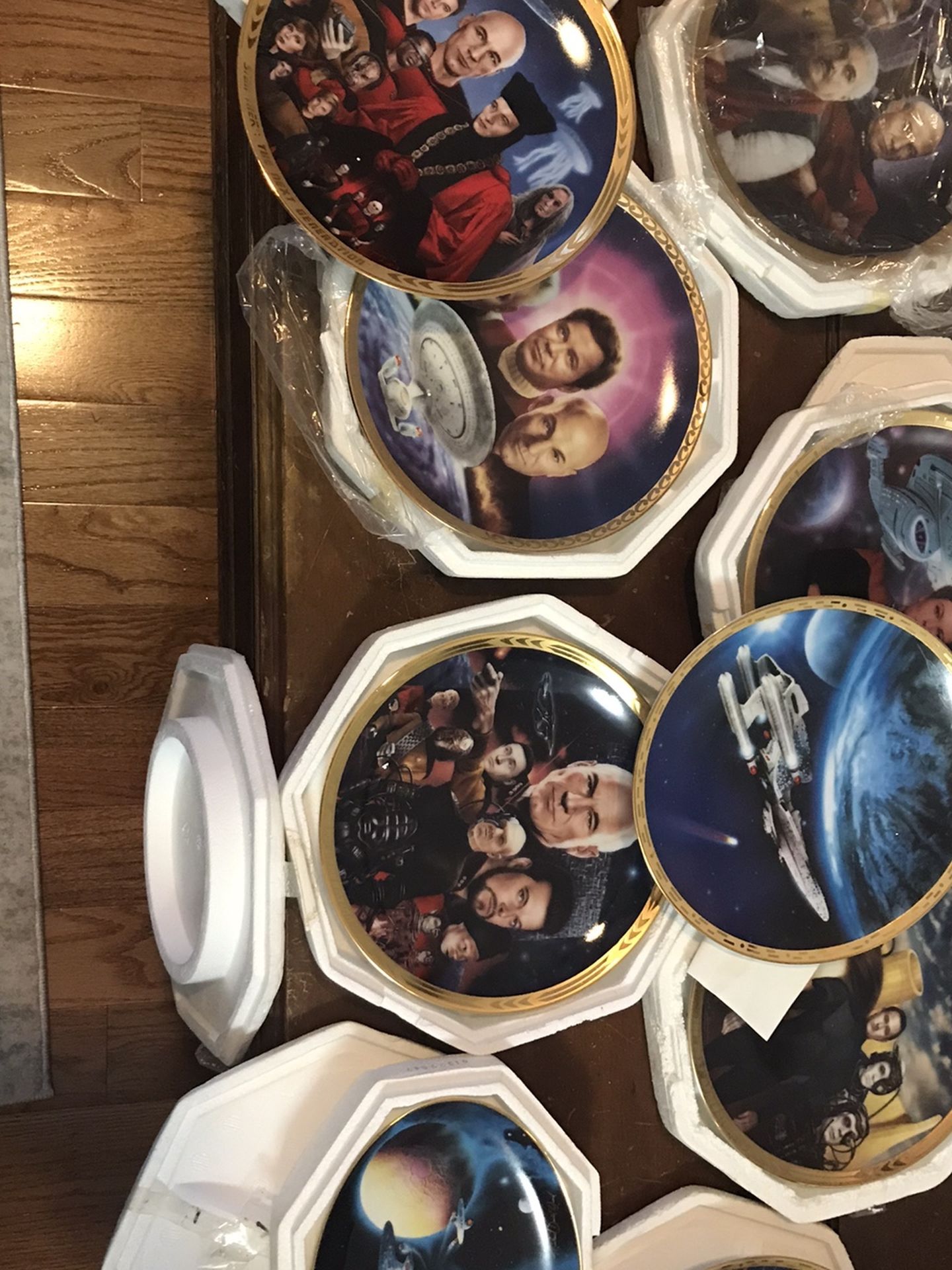 10 Star Trek Collector Plates