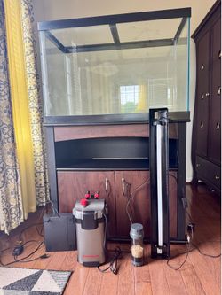 65 gallon aquarium with filters