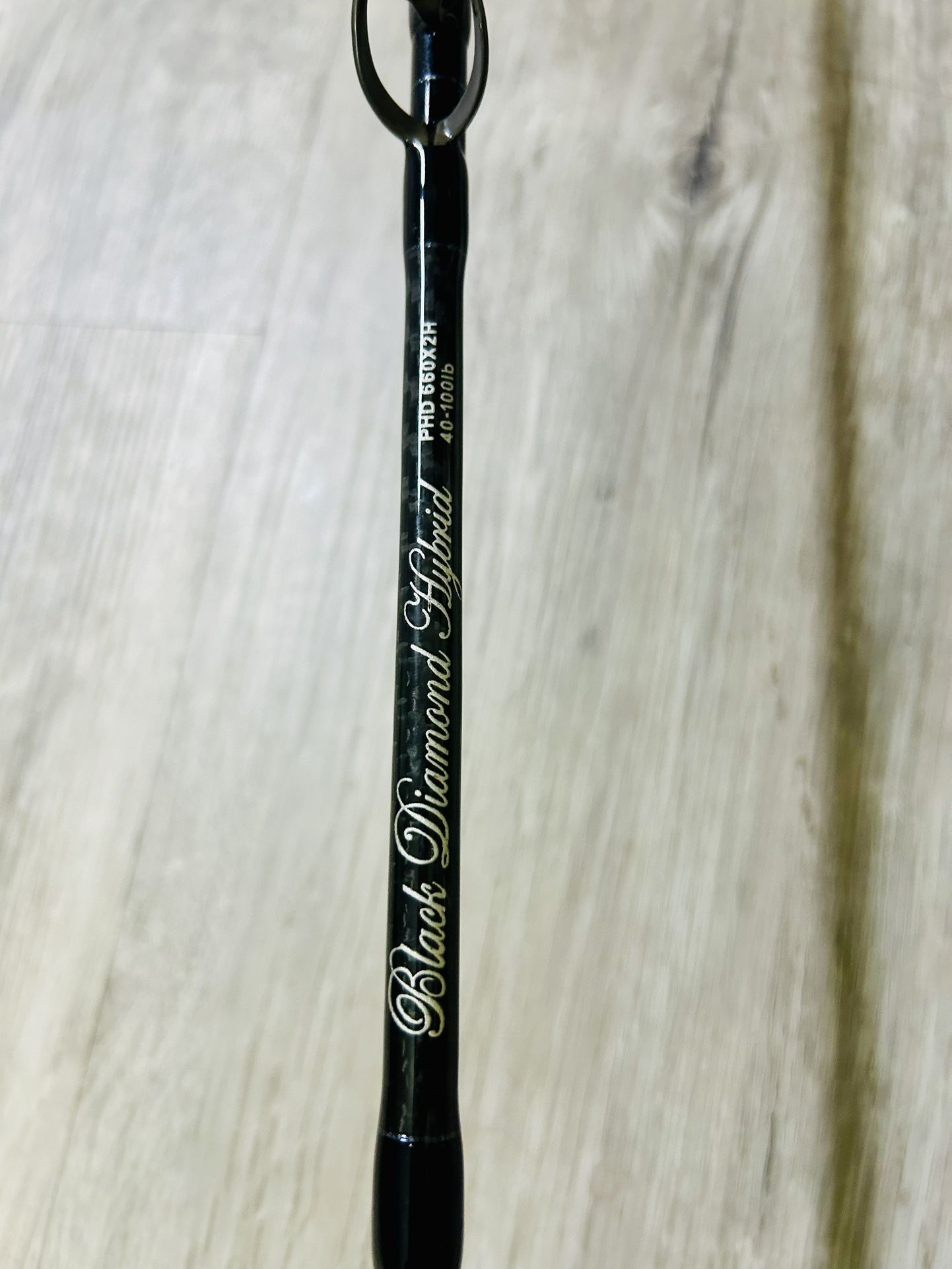 Phenix Black Diamond Hybrid PHD 660 X2H 40 100lb fishing rod $500