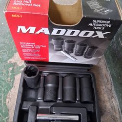 Maddox Metric Lug Nut Removal Set "Item Is Available"