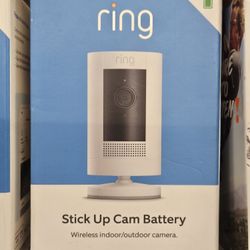 Ring Stick Up Cam Battery Wireless Outdoor/Indoor Camera 