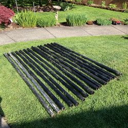 Black Aluminum Pipe