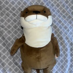 Brown otter plush