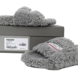 Balenciaga Slides Grey 