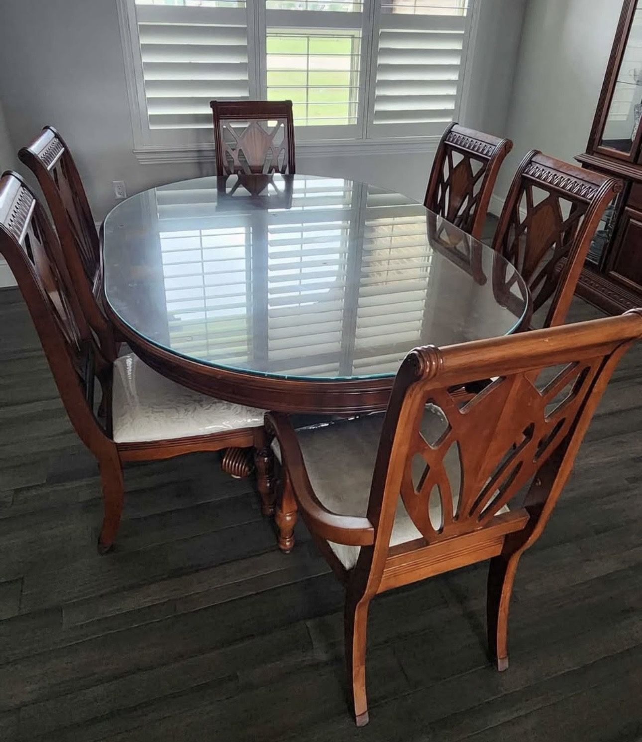 Hardwood Dining Table Set