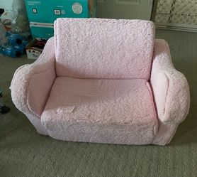 Kids Pink Foldable Couch