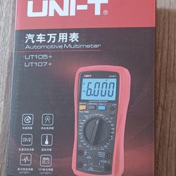 UNI-T UT105+ Automotive Digital Multimeter TRMS LPF Dwell Angle RPM Temp Tester