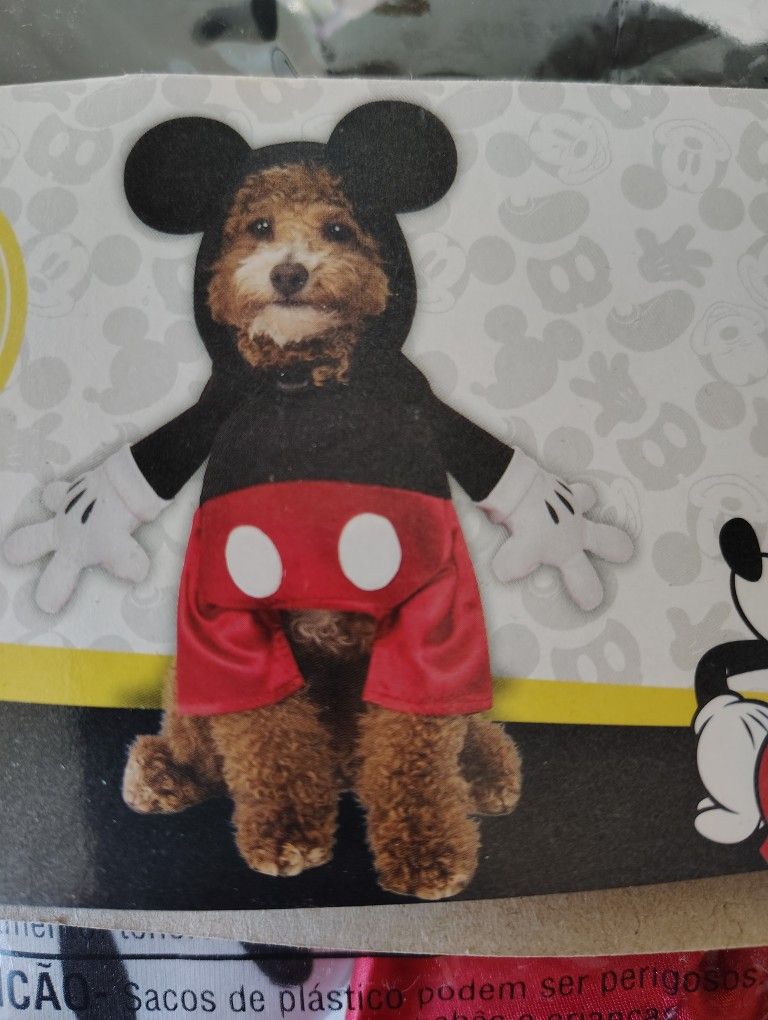 Large Mickey Mouse Dog Costume