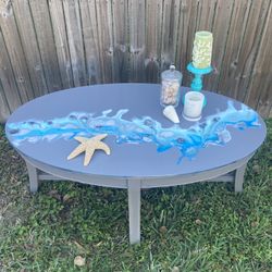 Pretty Grey Coffee Table 