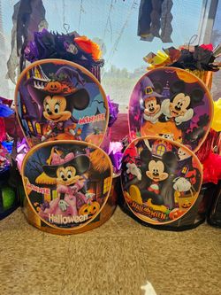 Halloween Mickey and Minnie Piñatas
