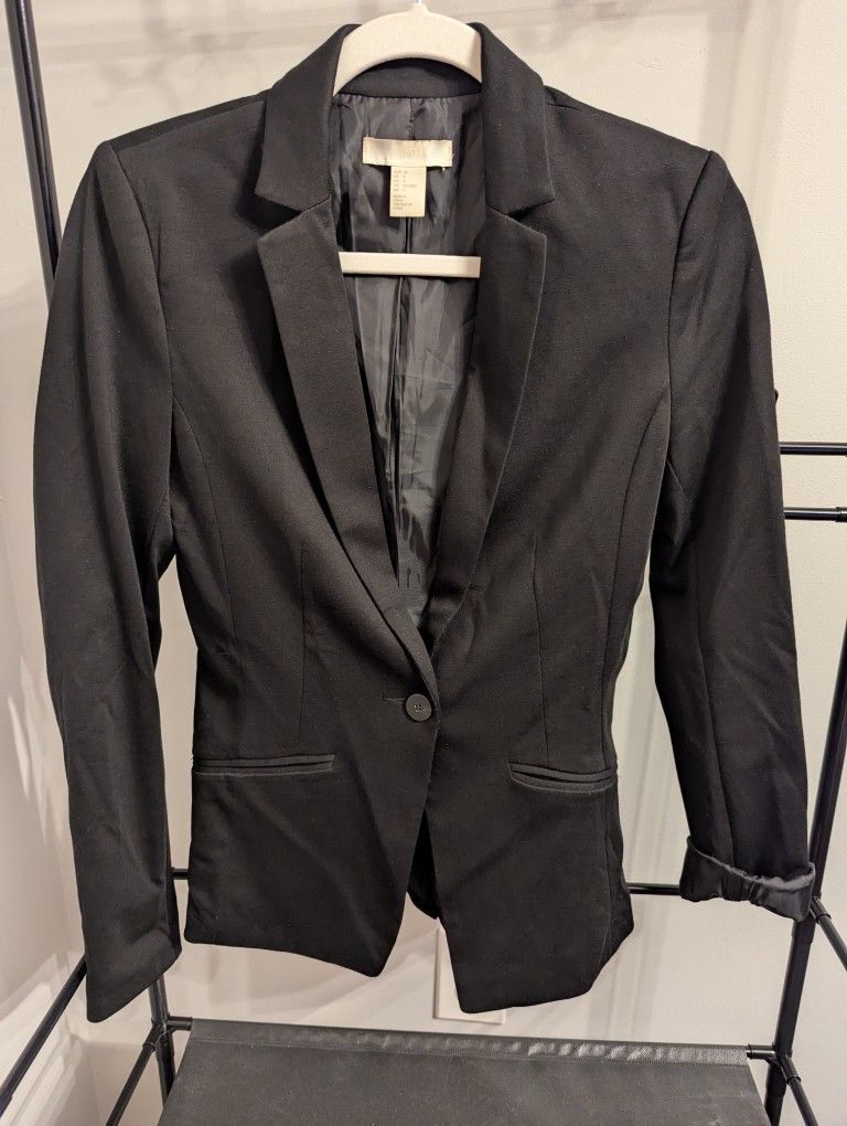 H&M Black Blazer Work Formal