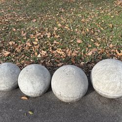 Set Of 4 Strongman Atlas Stones 