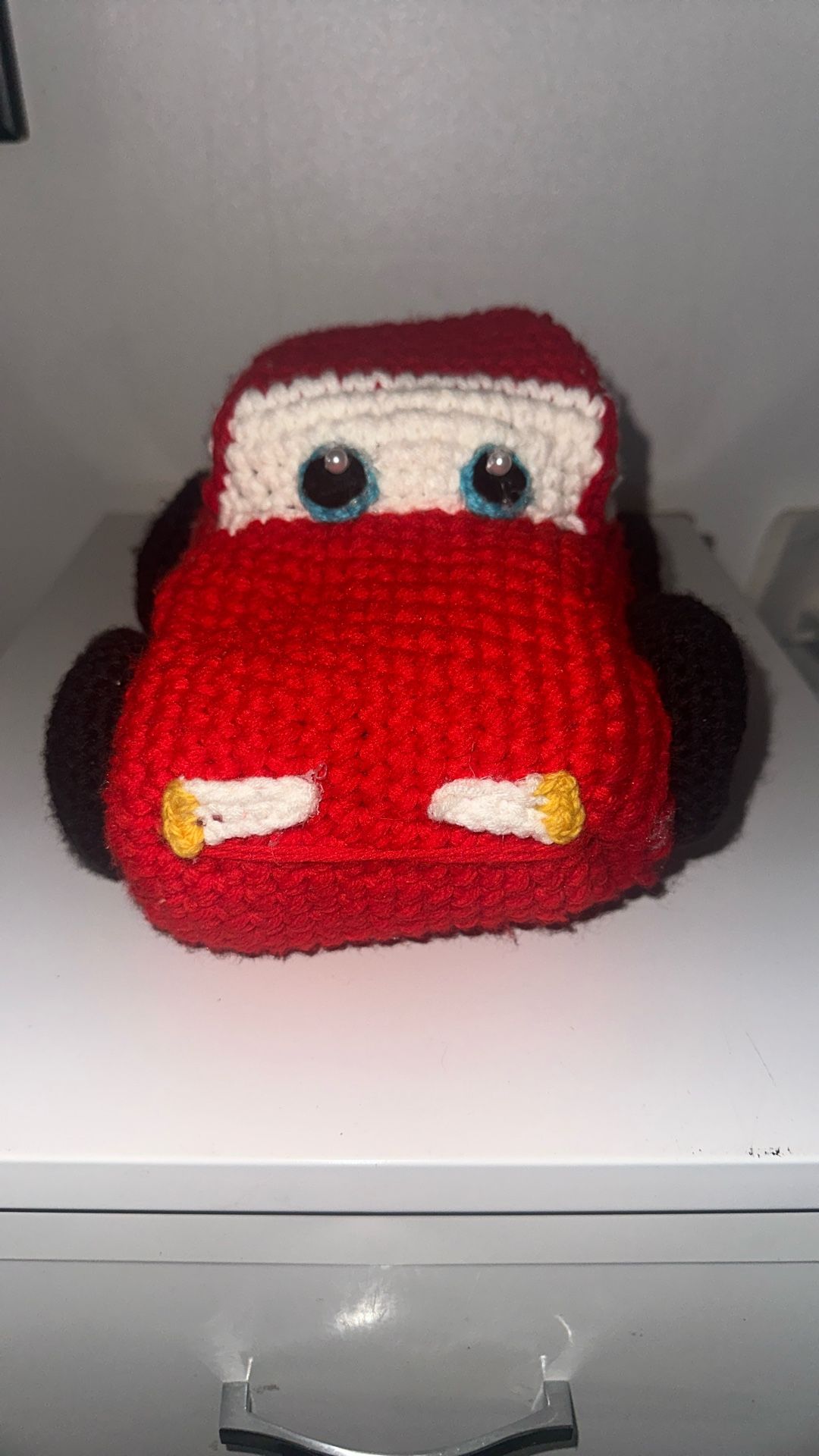 Carrito, hecho, crochet