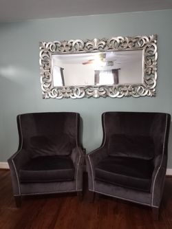 2 armchairs What silver  Lining