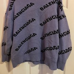 Purple Balenciaga Sweater 