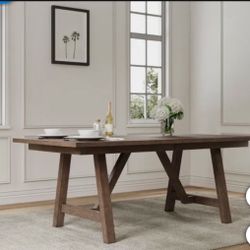 Flexsteel Watson 75” Wood Dining Table