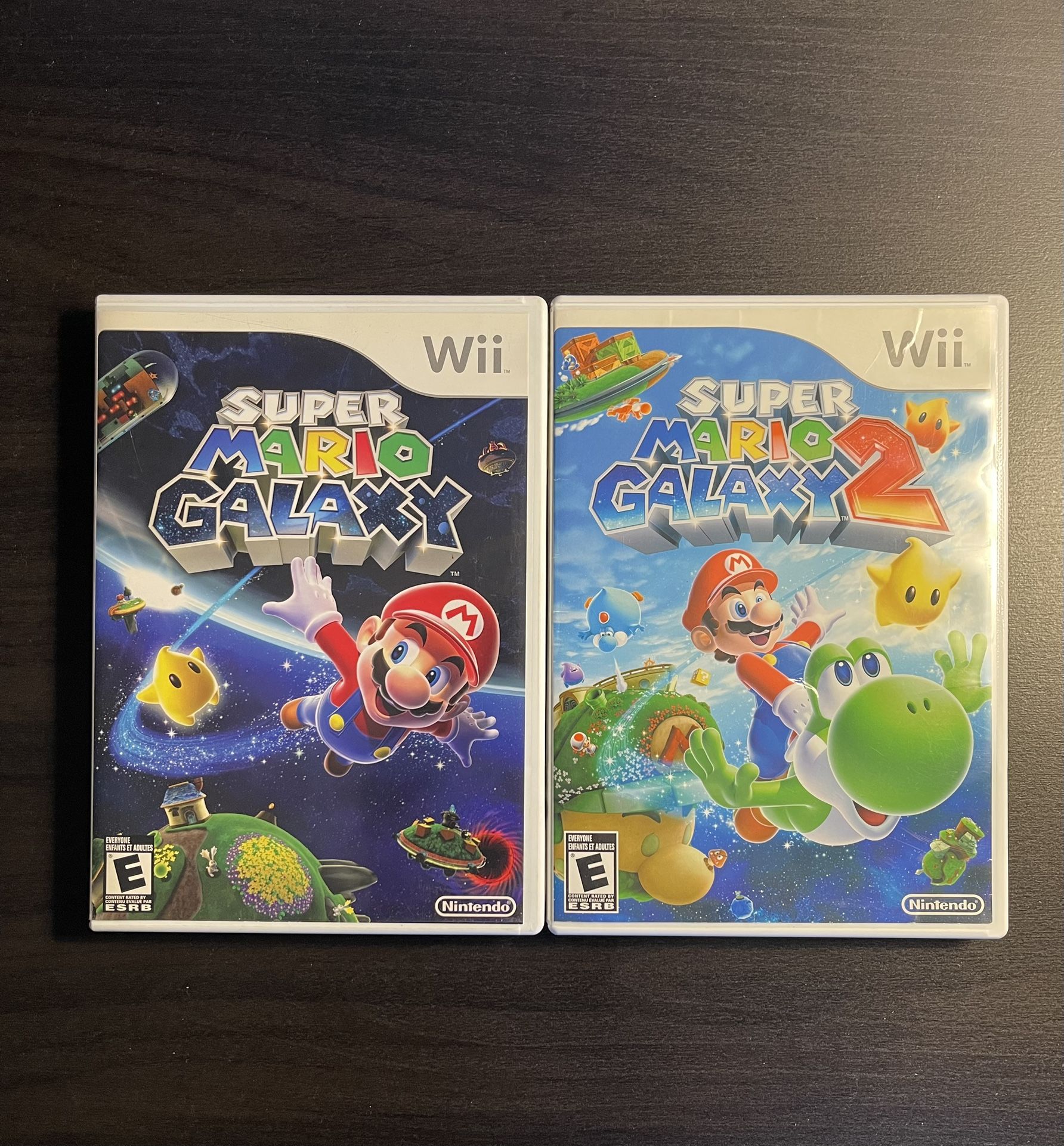 Super Mario Galaxy + Super Mario Galaxy 2 (Nintendo Wii, 2007/2010) CIB