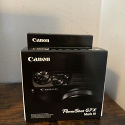 Canon Powershot G7X Mark 3