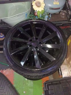 Koko kuture 20 inch rims and tires black