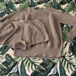 Callahan Knitwear Shorts And Sweater Set