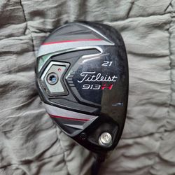 Titleist 913H 21 Degree R Flex Diamana 72HY Shaft