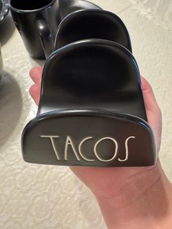 RaeDunn tacos 🌮✨🖤
