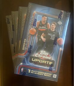 2025/26 Topps Chrome Update basketball hobby boxes