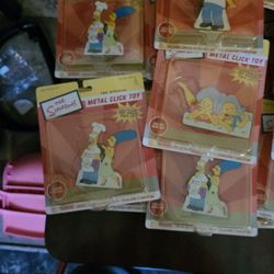 The Simpsons Metal Click Toys 
