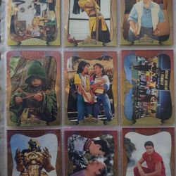 1994 POWER RANGERS SERIES 2 HOBBY POWERFOIL SEMI-COMPLETE SET - #73-82 & #93-144