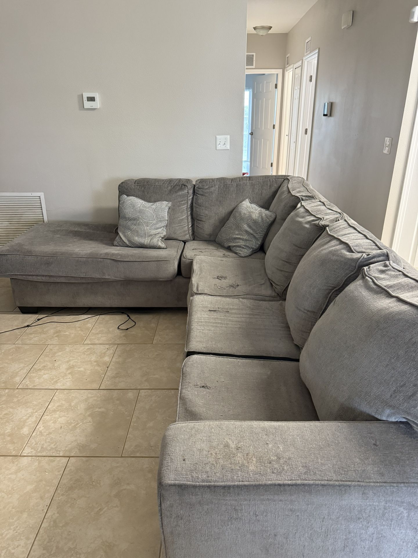 Sectional Couch W/ built in bed 